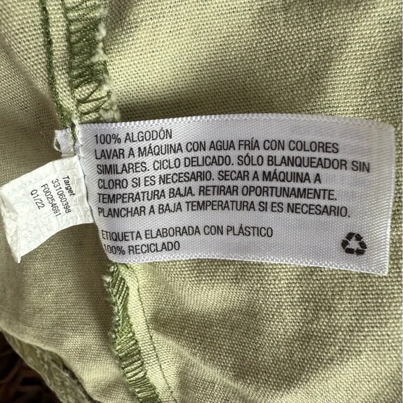 Wild Fable Women's Green Fliral Patterned Cropped Shacket Size XL - Picture 8 of 10